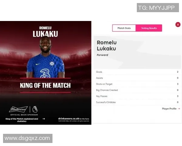 卢卡库获评英超最佳前锋，领跑金靴奖争夺